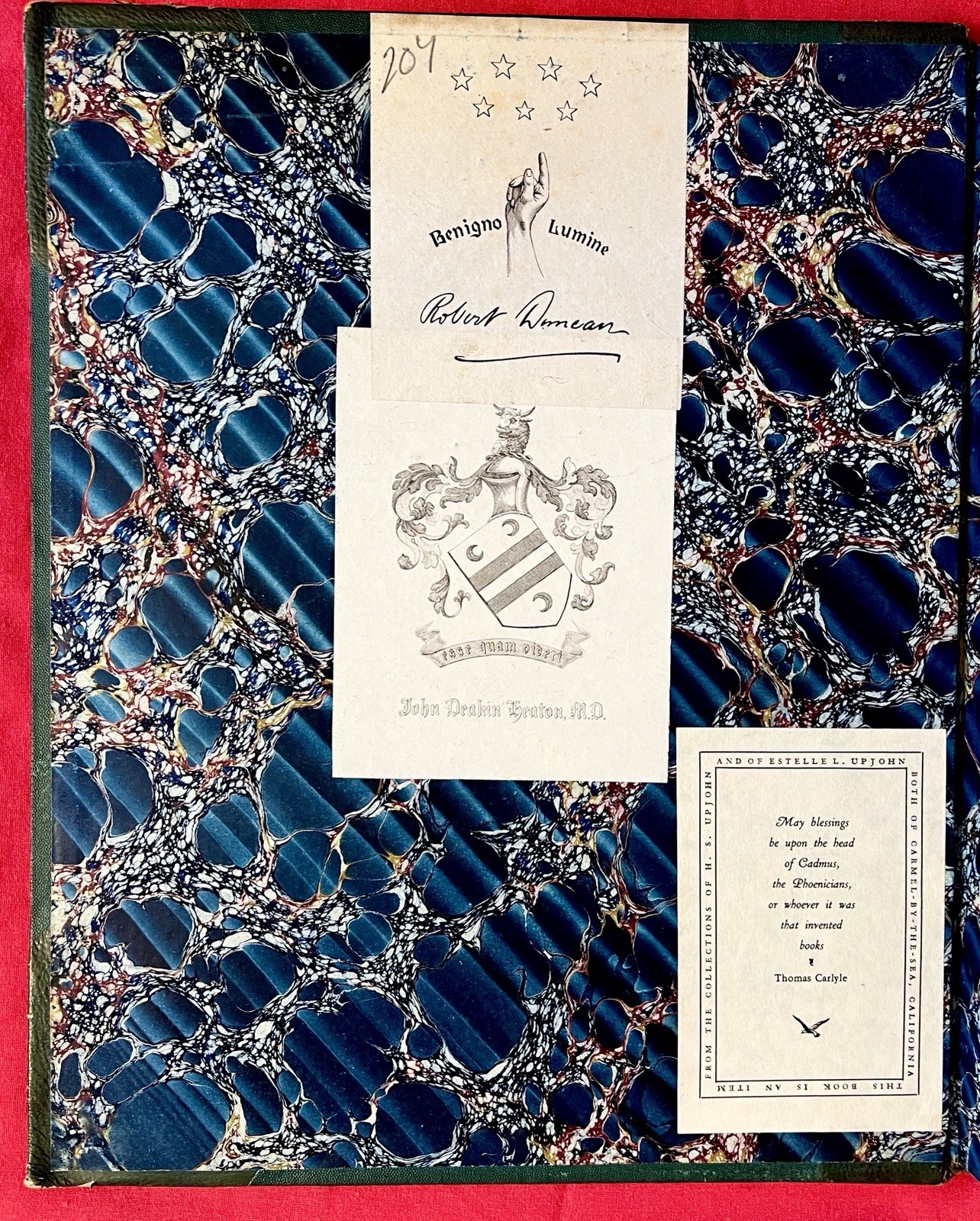 SF Beat Poet ROBERT DUNCAN 1st Edition 1840 OCCULT Bookplate ASSOCIATION COPY