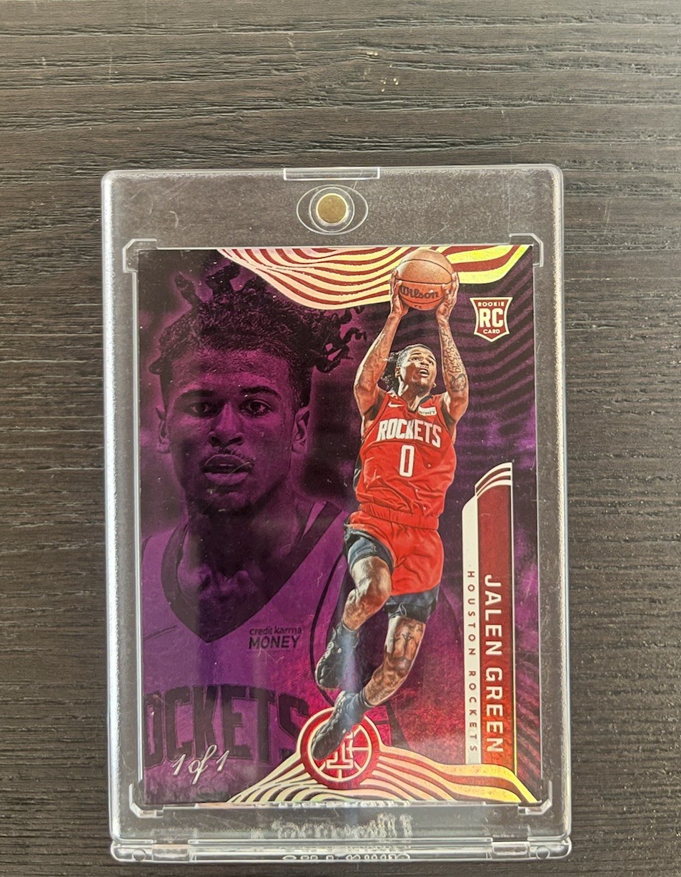 Panini 2021-22 Illusions Jalen Green Houston Rockets Rookie Card #152 1/1 Rare💎