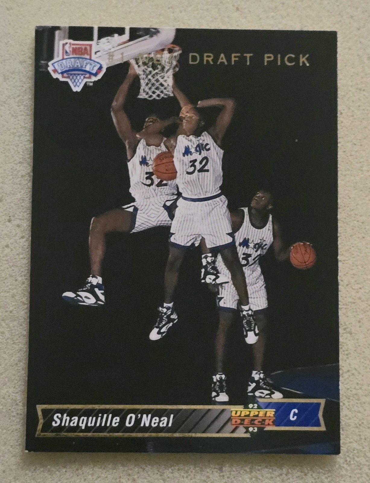 1992-93 Upper Deck SHAQUILLE O'NEAL Draft Pick Rookie RC #1 Orlando Magic