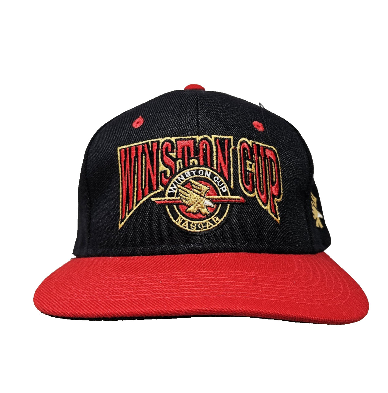 Vintage Winston Cup Wool Nascar Snapback Hat NWOT Spellout Logo 90s