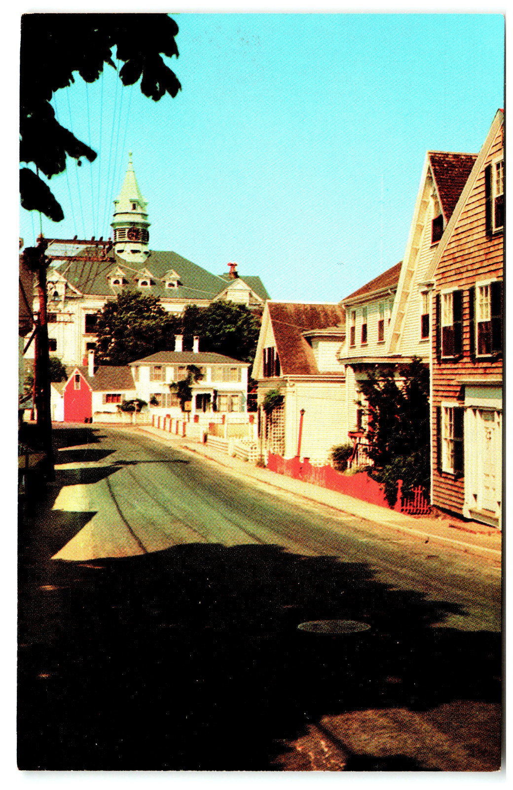 Postcard Bradford Street Provincetown, MA
