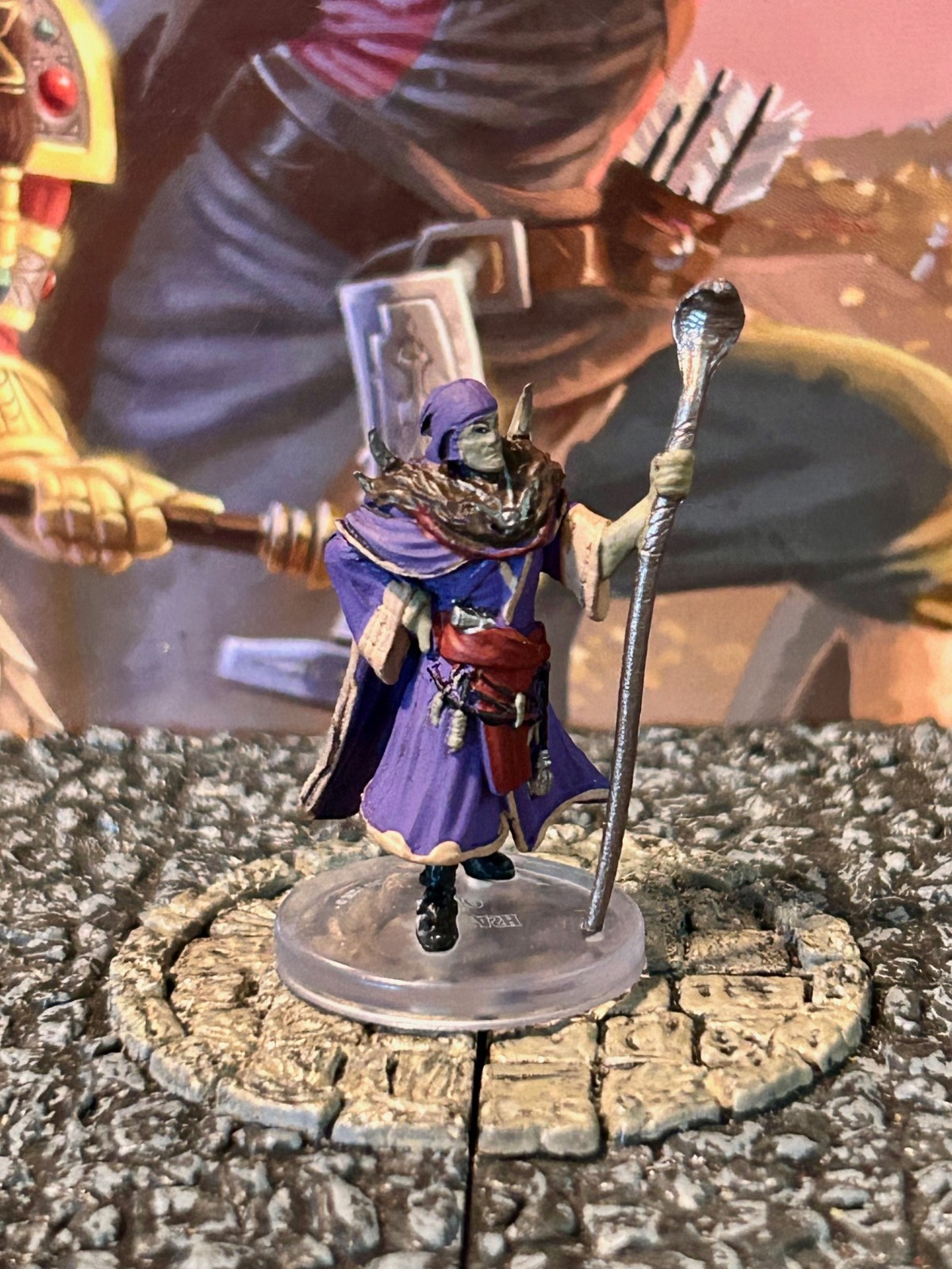 Zargash D&D Miniature Dungeons Dragons Wild Beyond Witchlight wizard League mage