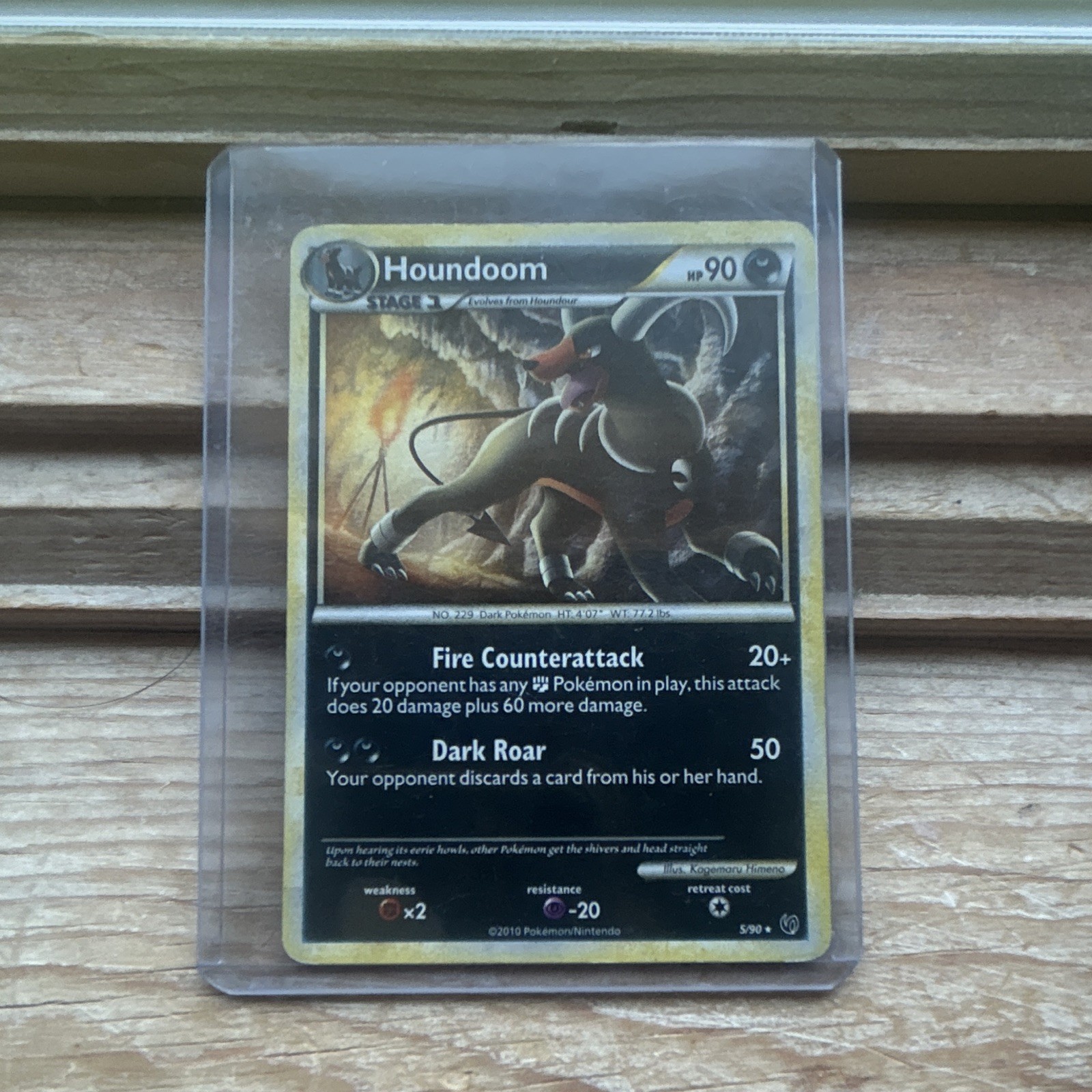 Pokémon Houndoom 5/90 Undaunted 2010 Holo Rare English MINT