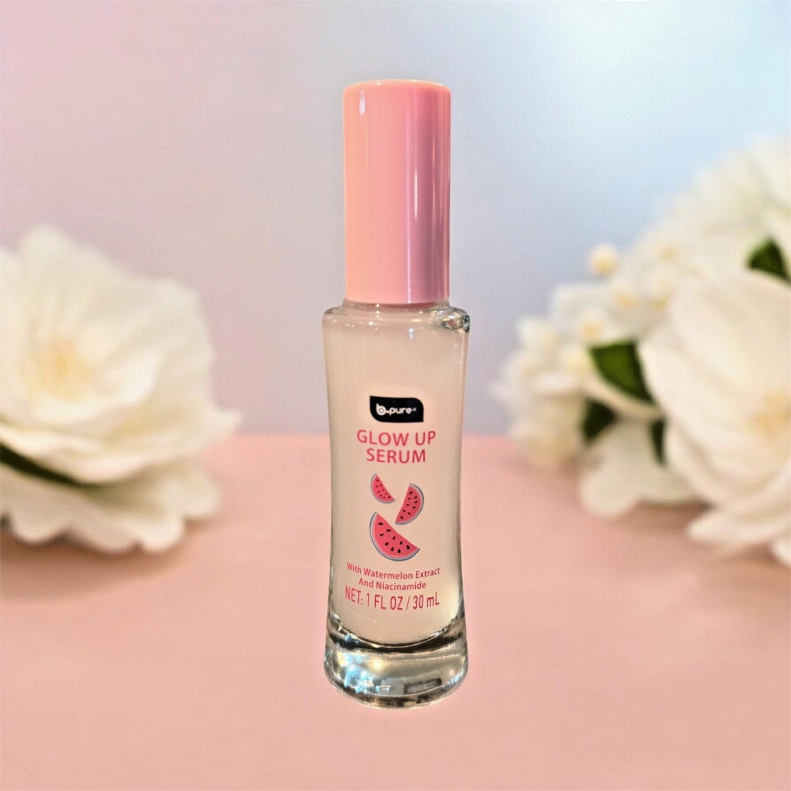 B Pure Glow Up Serum Watermelon Extract Niacinamide Face Serum 1 oz NEW