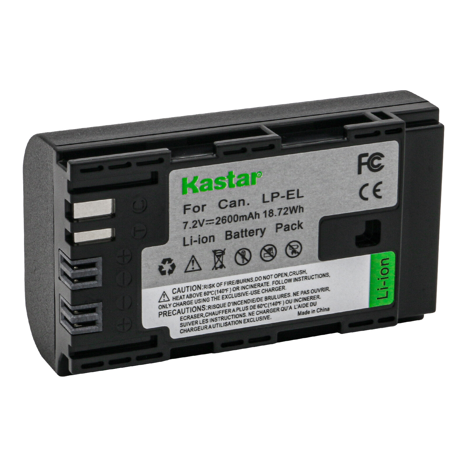 Kastar LP-EL Lithium-Ion Battery Pack Replacement for Canon Speedlite EL-5 Kastar LP-EL Lithium-Ion Battery Pack Replacement for Canon Speedlite EL-5