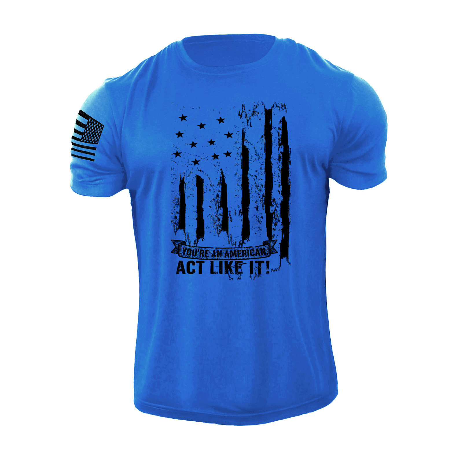New Men's Distressed USA Flag T-Shirt Stylish Graphic Tee New Men's Distressed USA Flag T-Shirt Stylish Graphic Tee