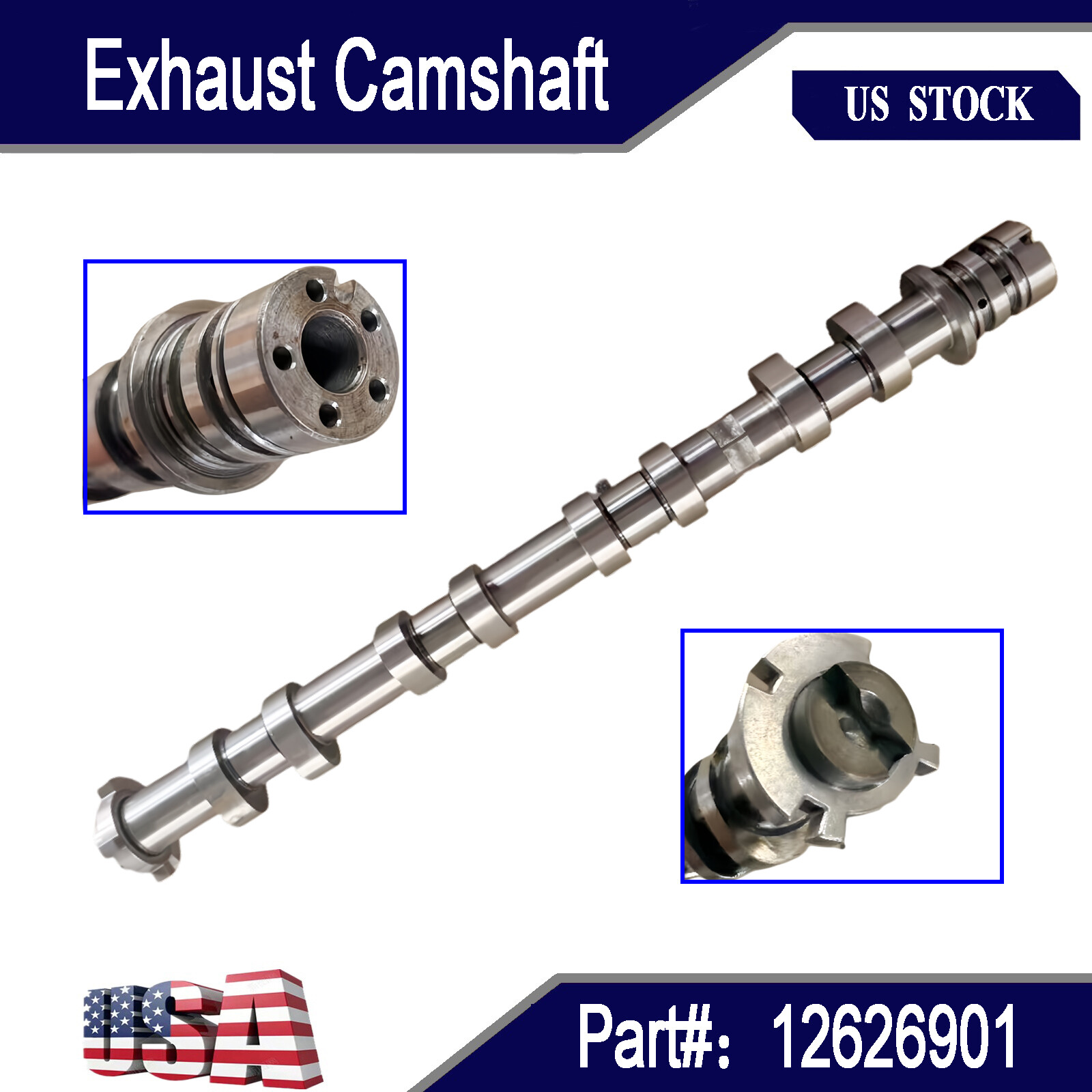 12626901 Exhaust Camshaft For Chevrolet Malibu Cadillac ATS CTS 2.0T 636468 US