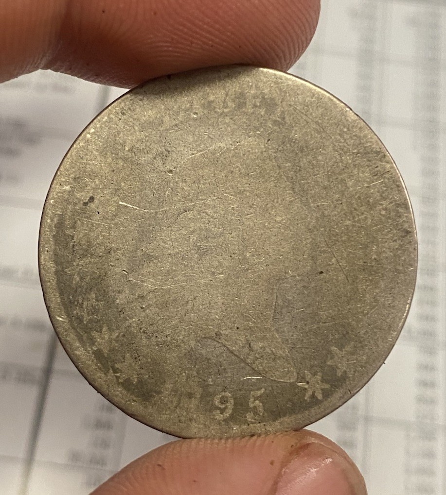 1795 U.S Silver FLOWING HAIR Early Half Dollar****