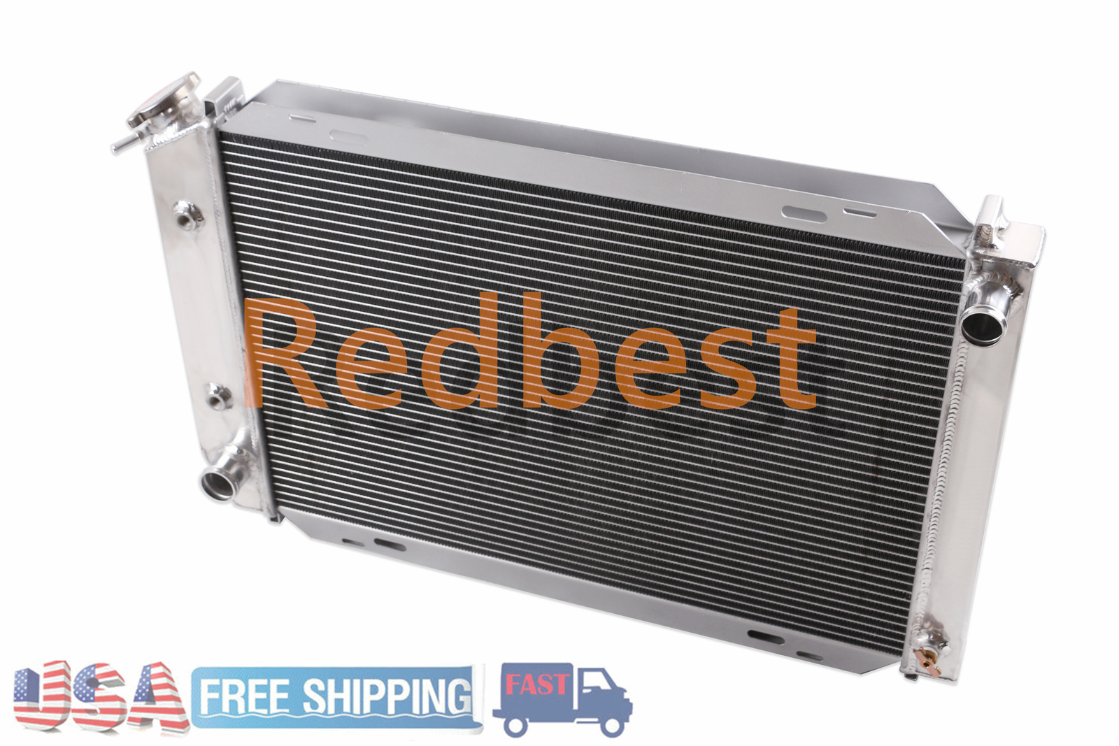 CC138 3 Row Aluminum Radiator For 1984-1992 Lincoln Mark VII 5.0L 302Cu. In. V8