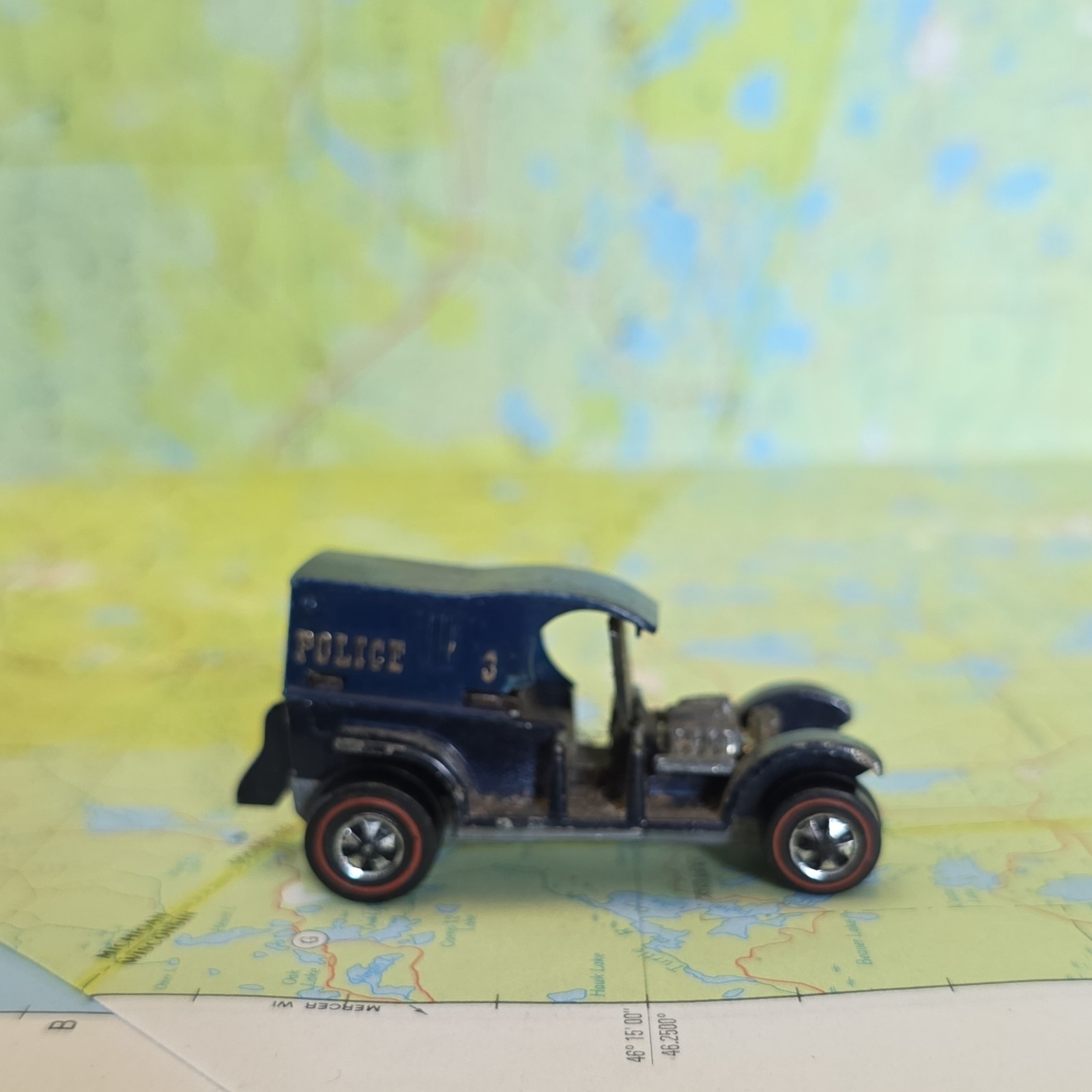 Vintage 1969 Mattel Hot Wheels Redline Paddy Wagon