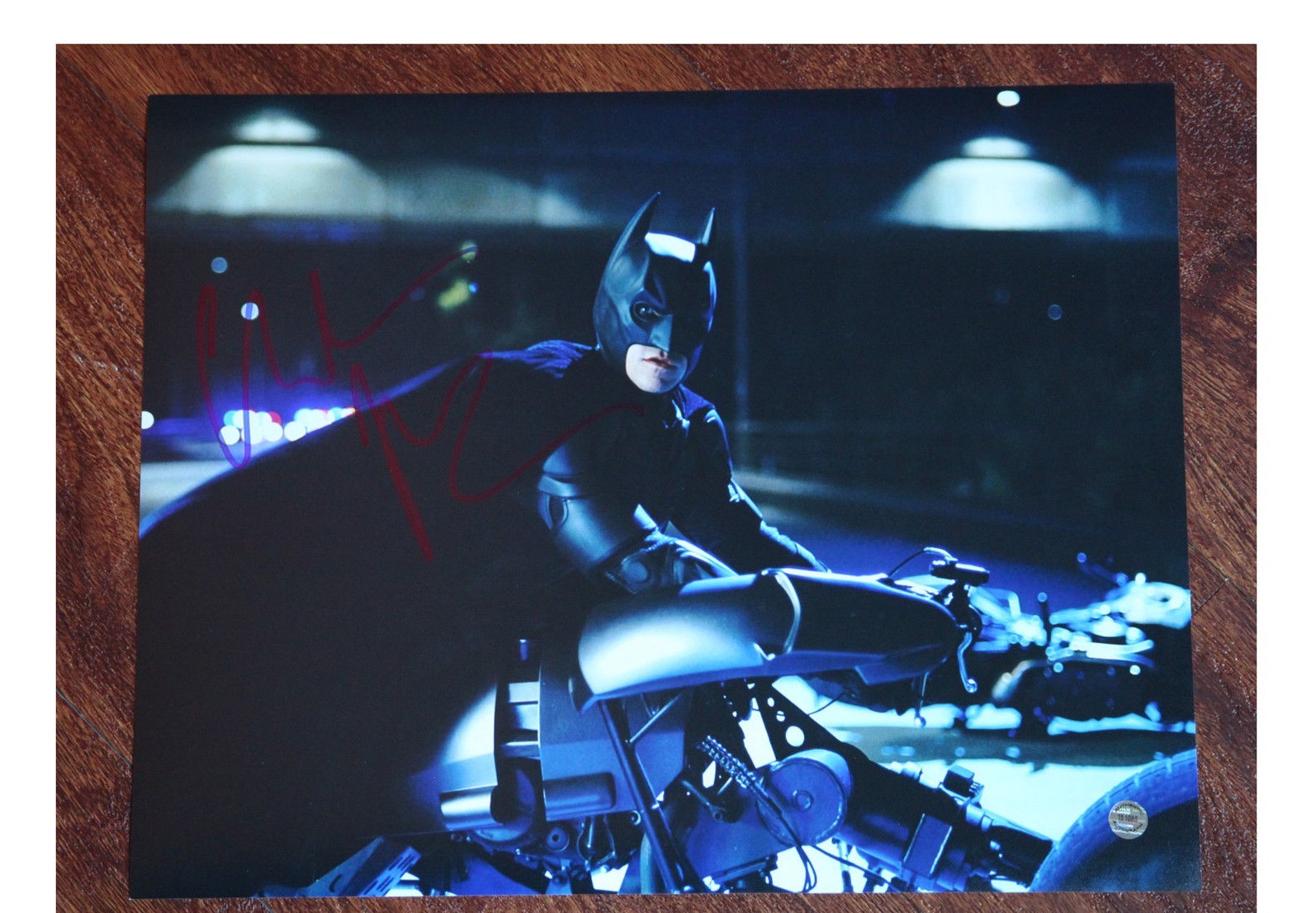 GFA The Dark Knight * CHRISTIAN BALE * Signed 11x14 Photo MH1 COA