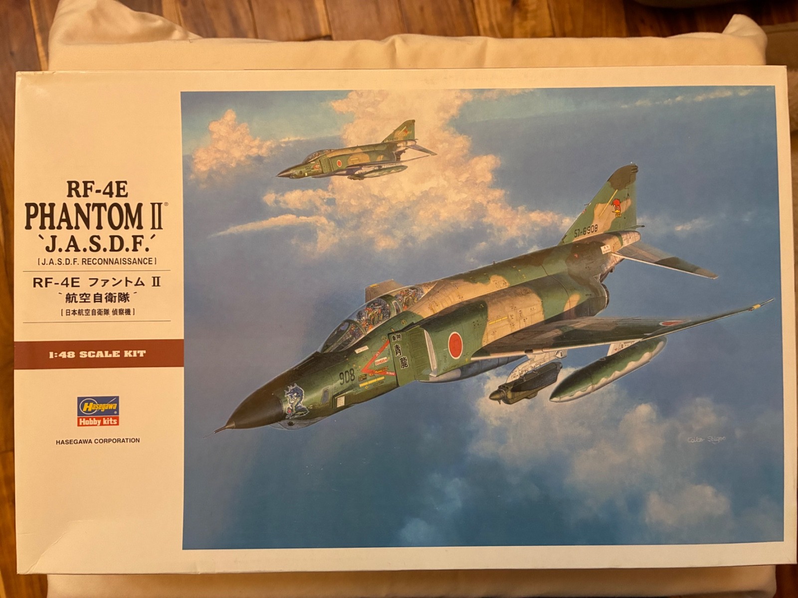 Hasegawa 07230 1/48 RF-4E Phantom II JASDF - NEW in Open Box w/Upgrade Extras