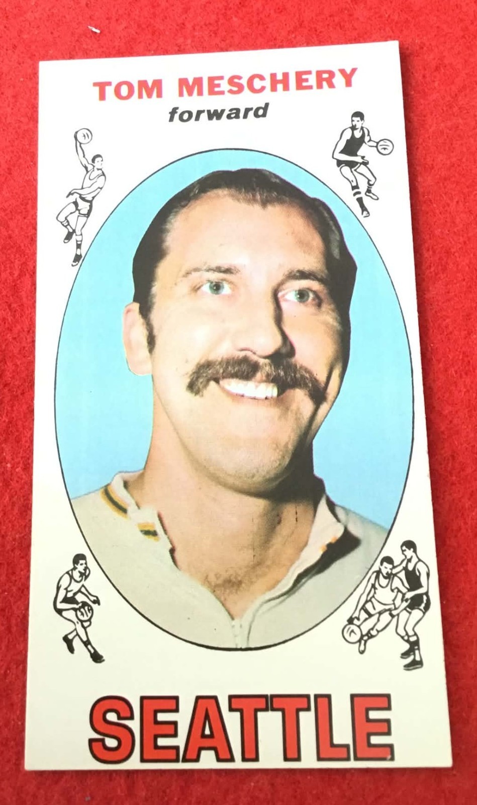 1969-70 TOPPS BASKETBALL  TOM MESCHERY TALL BOY CARD # 19 NM/M