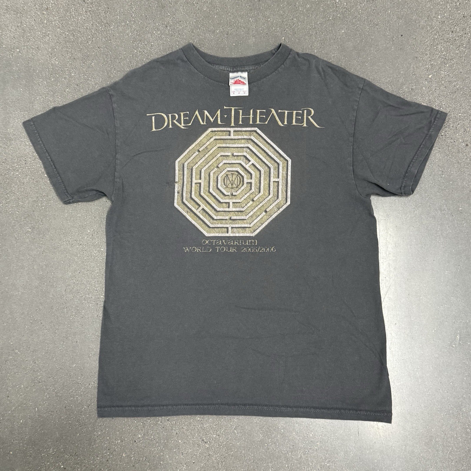 2005/2006 Vintage Dream Theater Octavarium World Tour Gray Tee M 2005/2006 Vintage Dream Theater Octavarium World Tour Gray Tee M