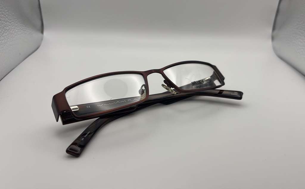 VINTAGE WILLIAM RAST WR 1070 MBRN 53x15 140 BROWN FRAMES