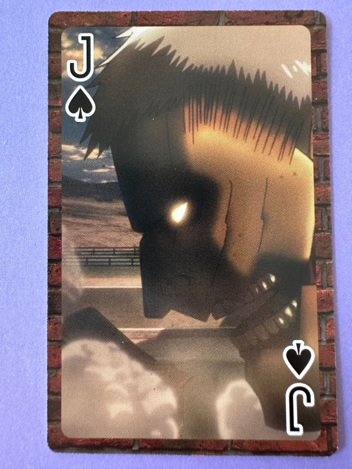 Reiner Braun    Attack on Titan  poker  Trading Card  Japan 2014