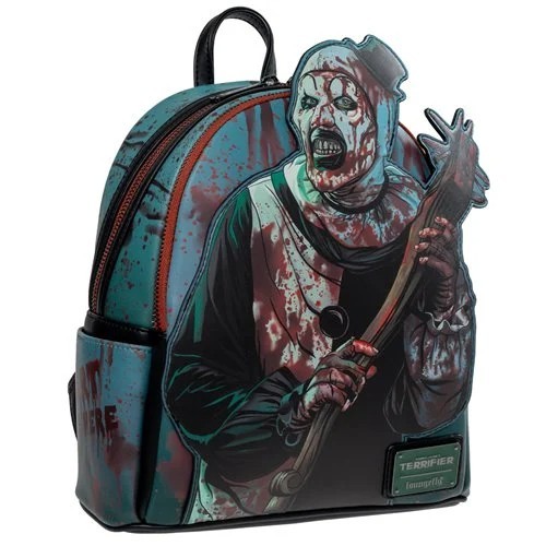 Terrifier Art the Clown Blood Splatter Glow-in-the-Dark Mini - Backpack NEW GITD