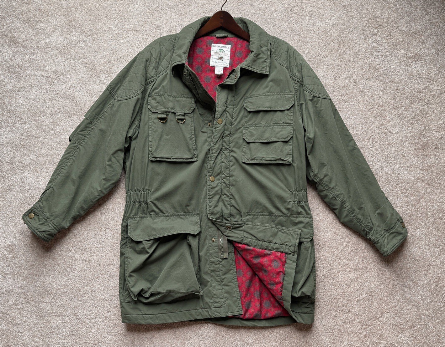 VTG Banana Republic 80’s Safari Field Jacket Lined M-65 Style STUNNING Medium VTG Banana Republic 80’s Safari Field Jacket Lined M-65 Style STUNNING Medium