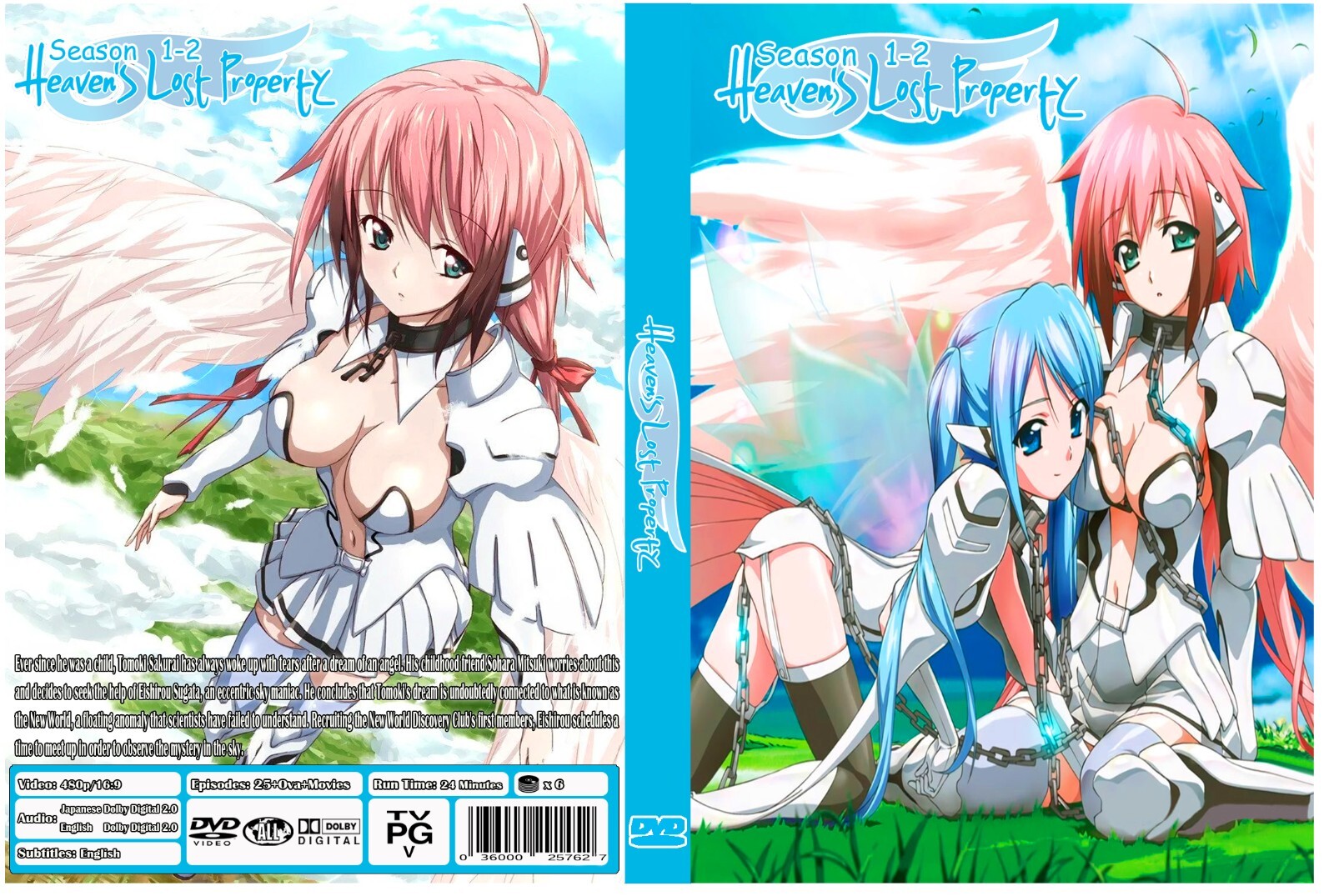 Heaven's Lost Property Anime Series Season 1-2+Ova+ 2 Movies Dual Audio Eng/Jpn