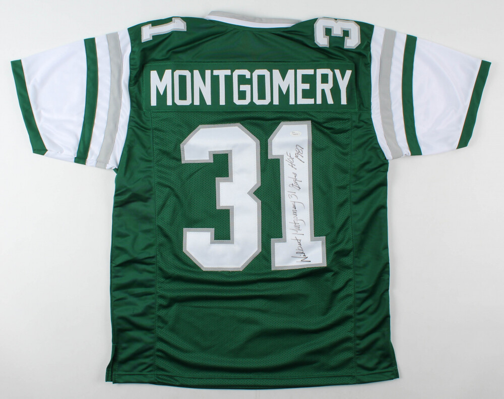 Wilbert Montgomery Signed Philadelphia Eagles Jersey Inscr. \ Wilbert Montgomery Signed Philadelphia Eagles Jersey Inscr. \