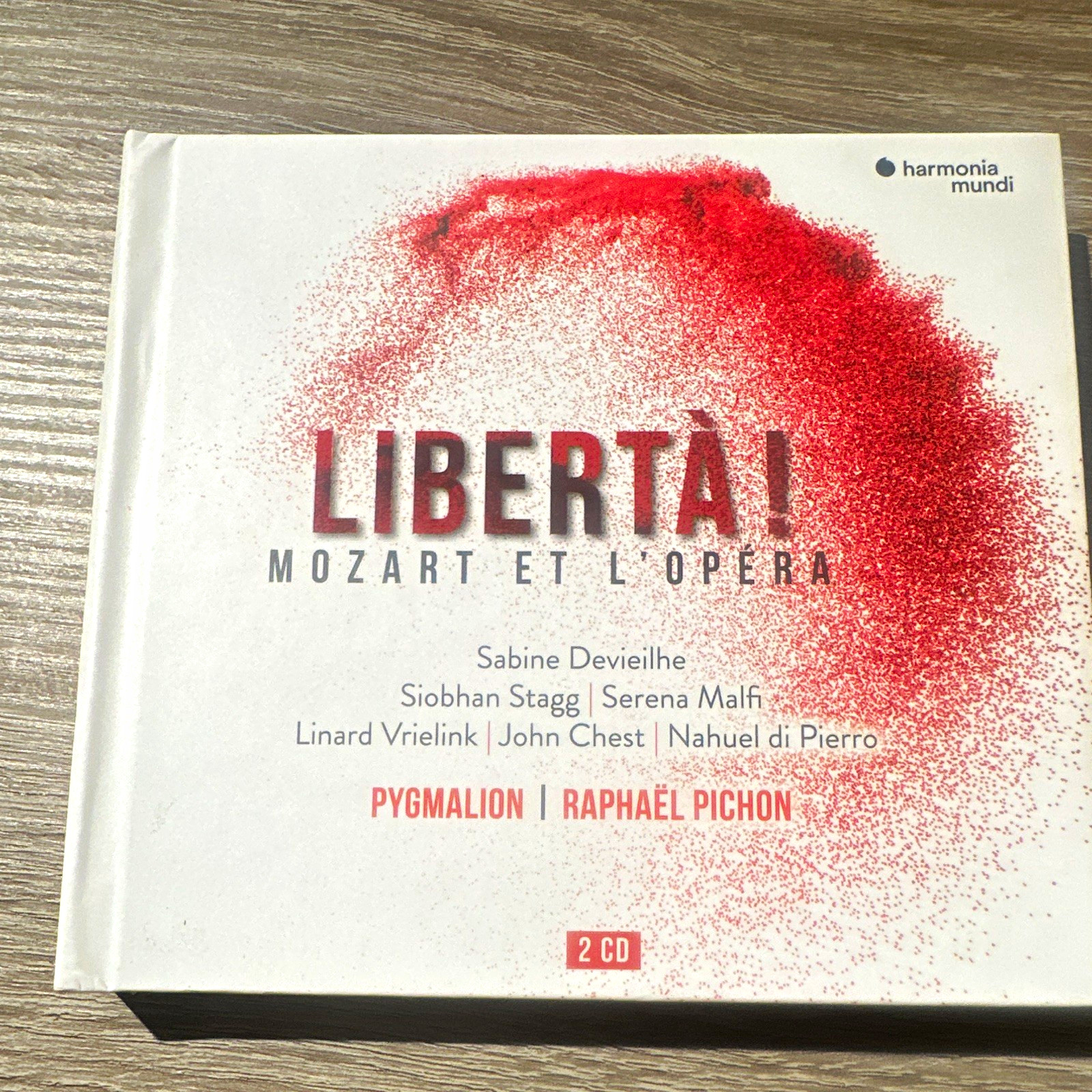 Harmonia Mundi Liberta Mozart et l\'opéra 2 CD Pygmalion Pichon 2019