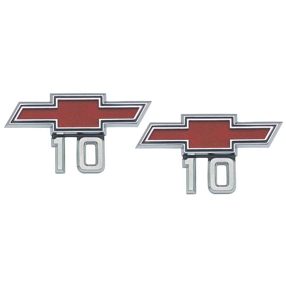 Fender Emblems 10 Pair Chevrolet C10 1967-1968 Fender Emblems 10 Pair Chevrolet C10 1967-1968