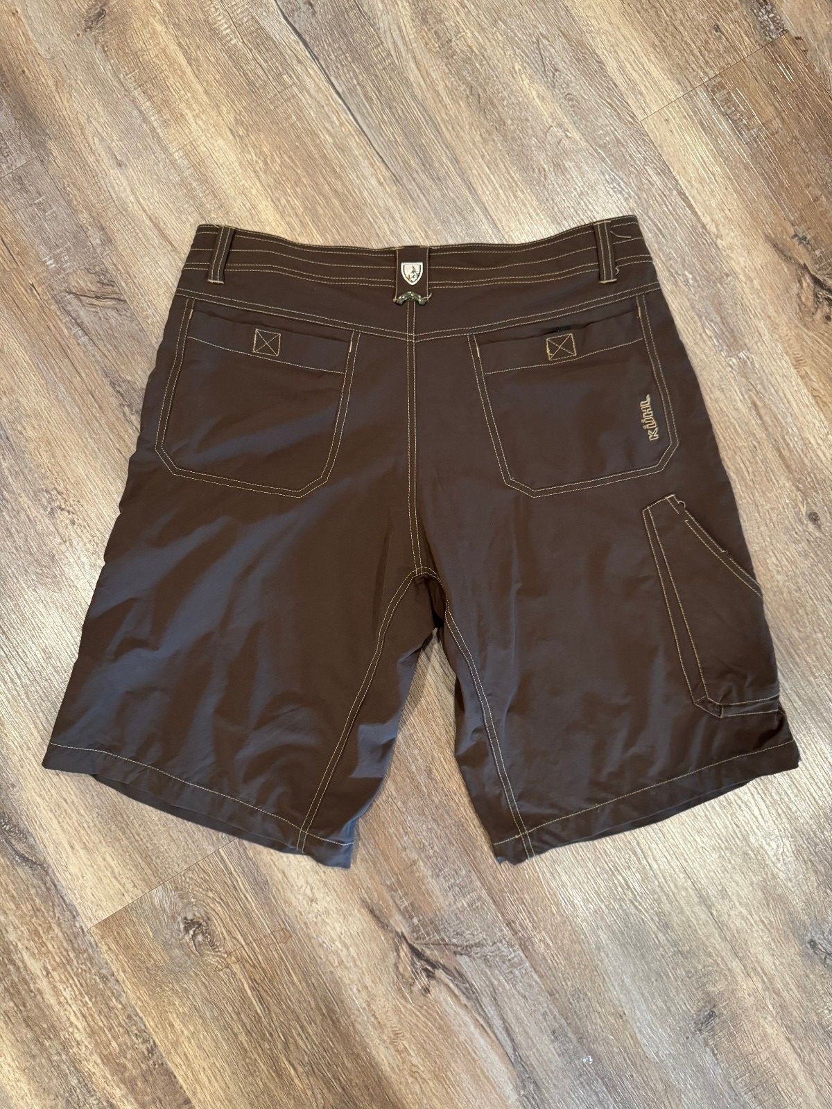 Kuhl Renegade Men\'s Brown Hiking Outdoor Cargo Shorts Size Men\'s 36