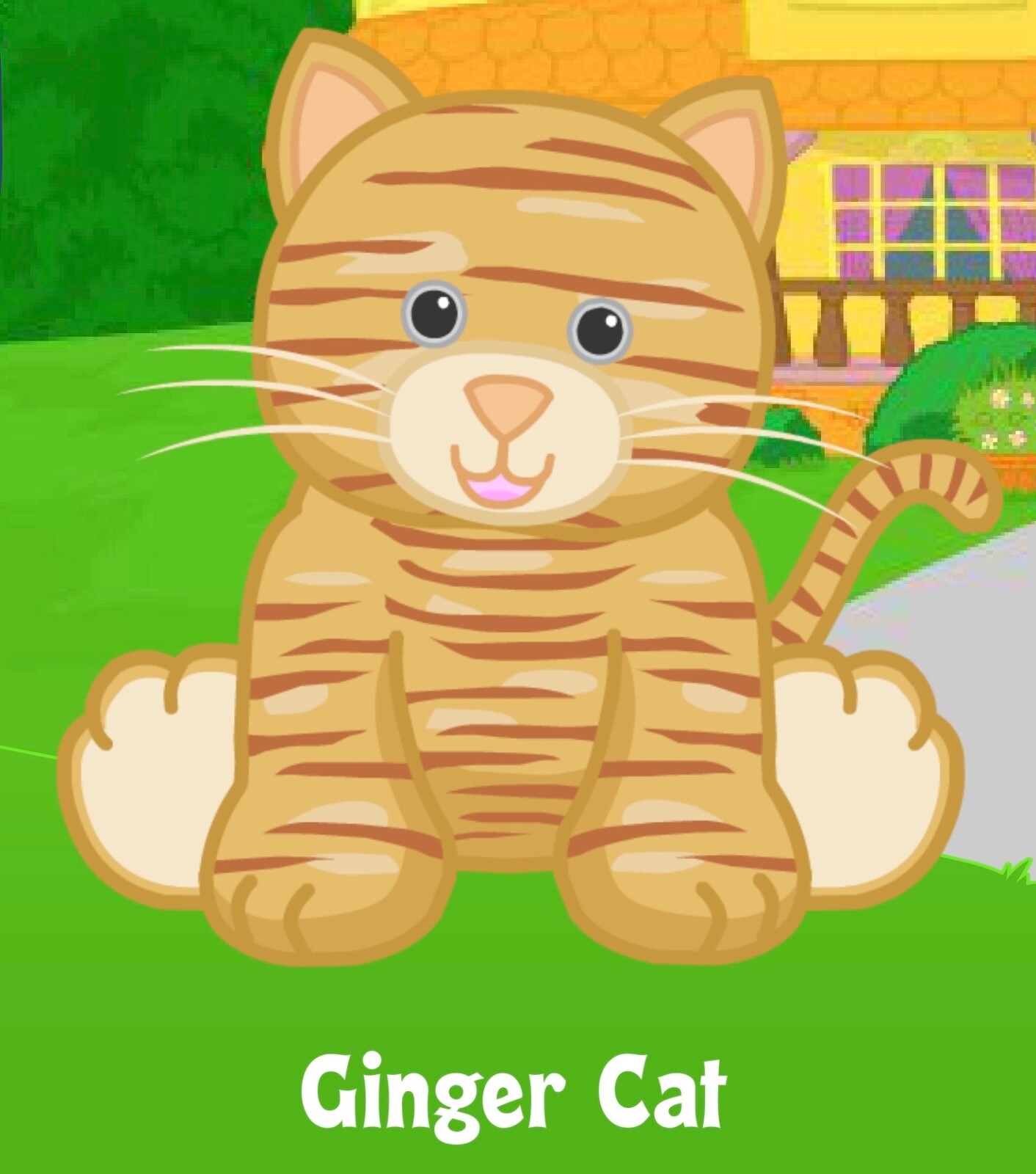 Webkinz Classic Ginger Cat - hm431 - Retired - Virtual Adoption Code Only