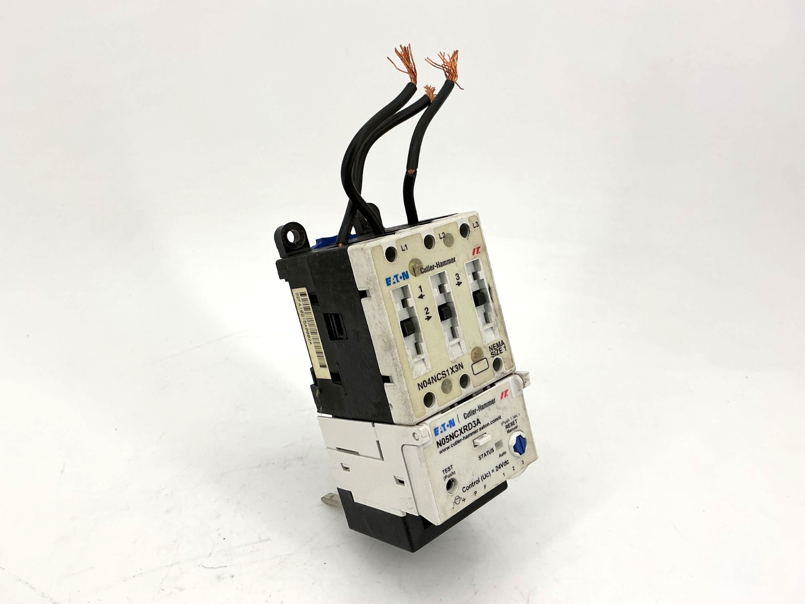 Eaton Cutler-Hammer N101CS1D3A Starter 3P 27A SS OVLD N04NCS1X3N N05NCXRD3A Eaton Cutler-Hammer N101CS1D3A Starter 3P 27A SS OVLD N04NCS1X3N N05NCXRD3A