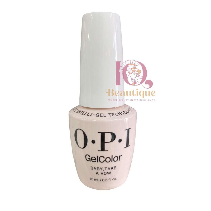 OPI GelColor Soak Off Gel Polish SH1 Baby Take A Vow 15 ml 0.5 oz OPI GelColor Soak Off Gel Polish SH1 Baby Take A Vow 15 ml 0.5 oz
