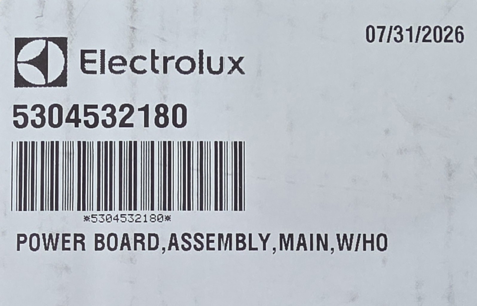🚨🔥Genuine OEM Electrolux 5304532180 Refrigerator Main Power Control Board🔥🚨
