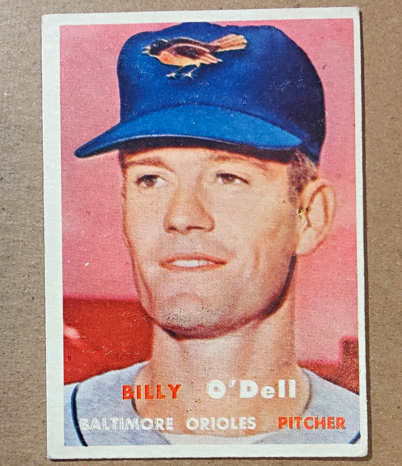 Topps 1957 Topps Scarce Series - Billy O\'Dell Baltimore Orioles #316 Base
