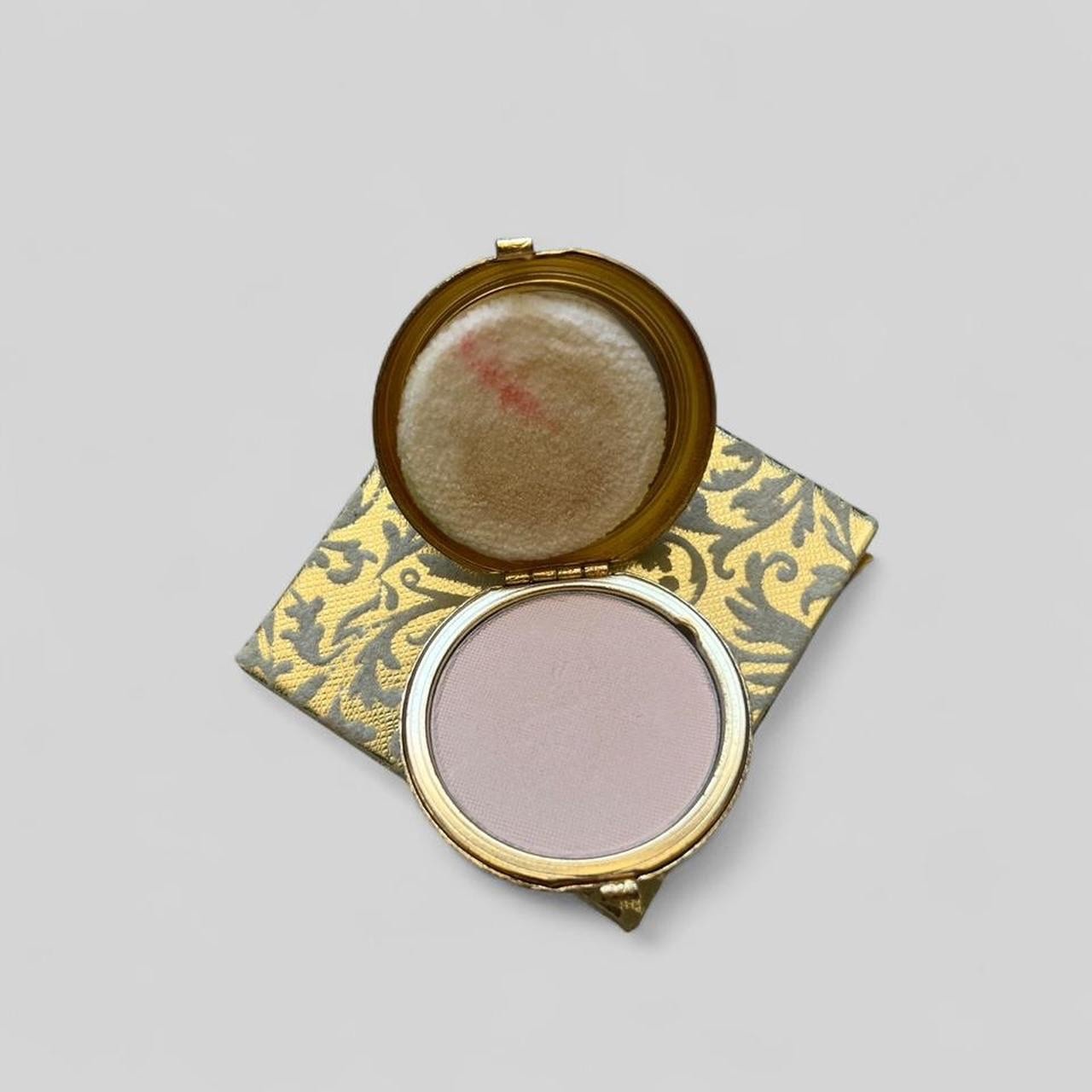 Vtg 50s Revlon Van Cleef Arpels Gold Compact Rachel Love-Pat Original Box Powder