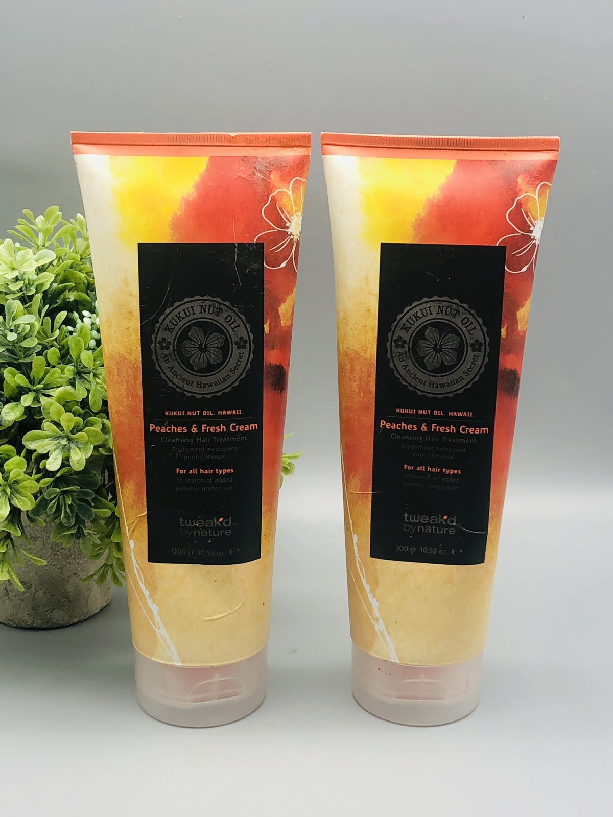 2x Tweak’d By Nature Peaches & Fresh Cream Cleansing Hair Treatment 10 oz Sealed 2x Tweak’d By Nature Peaches & Fresh Cream Cleansing Hair Treatment 10 oz Sealed