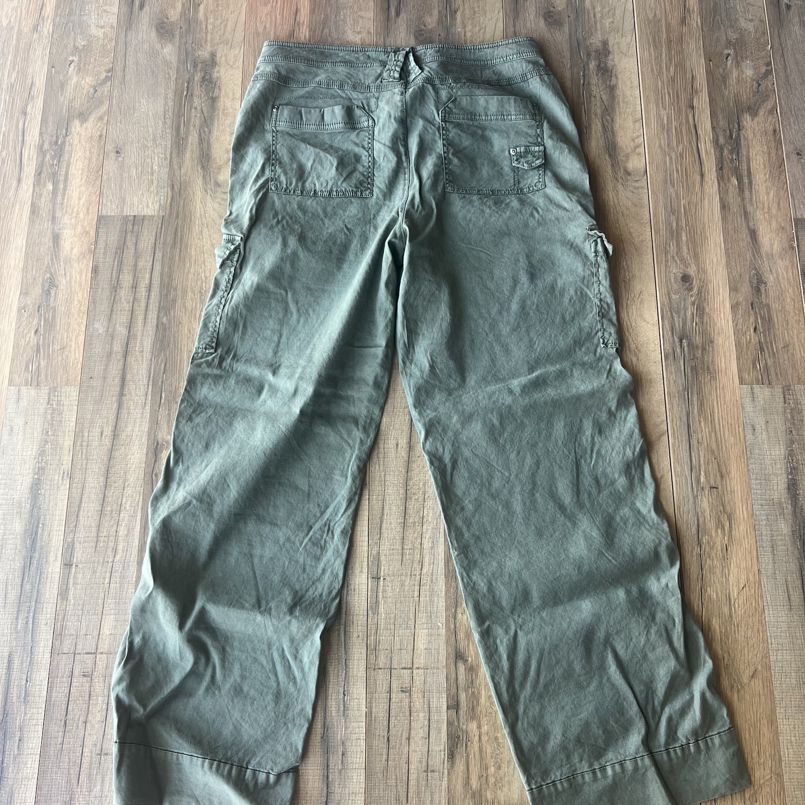 Marrakech Anthropology Olive Green BOHO Utility Cargo Wide Leg Pants Sz 31 L Marrakech Anthropology Olive Green BOHO Utility Cargo Wide Leg Pants Sz 31 L