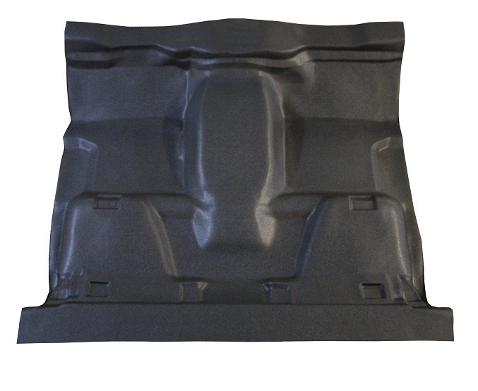 ACC 87-96 F150 EXTENDED CAB 4WD AUTOMATIC BLACK VINYL FLOOR - REPLACES CARPET