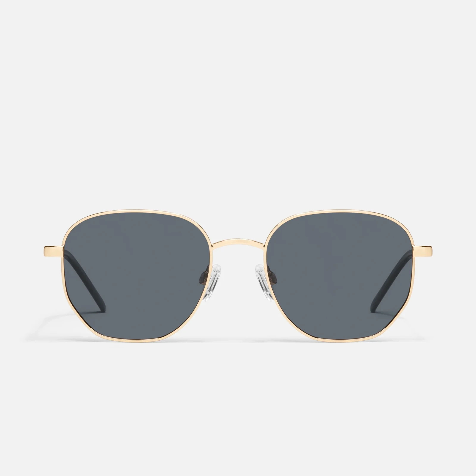 Quay Australia Big Time Sunglasses Gold Smoke Polarized NWOT BRAND NEW GOLD/ SMK