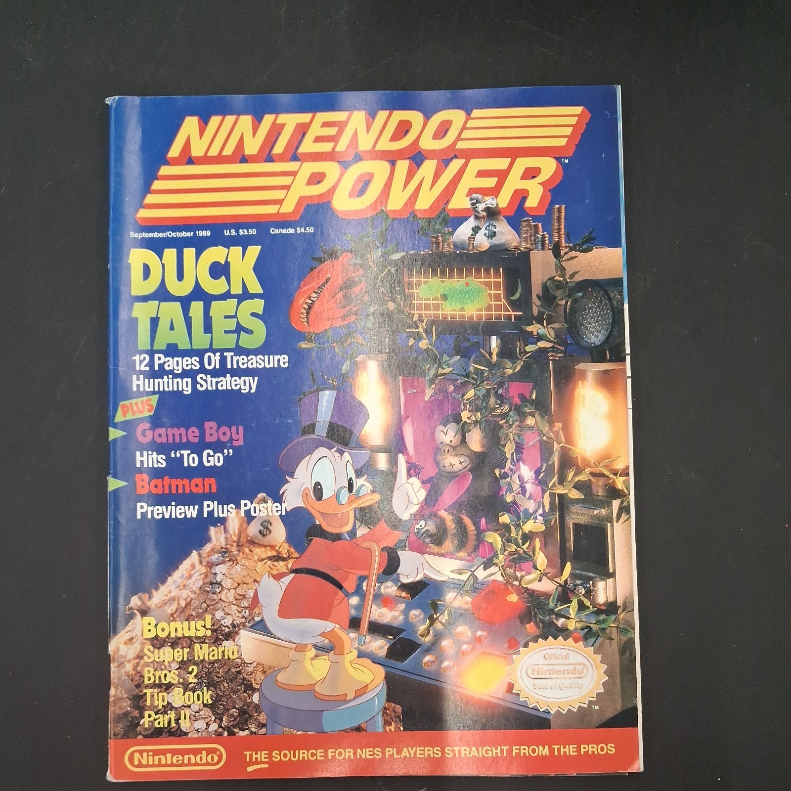 Nintendo Power Magazine, Vol 8, Sept/Oct 1989 - DuckTales (no inserts) Nintendo Power Magazine, Vol 8, Sept/Oct 1989 - DuckTales (no inserts)