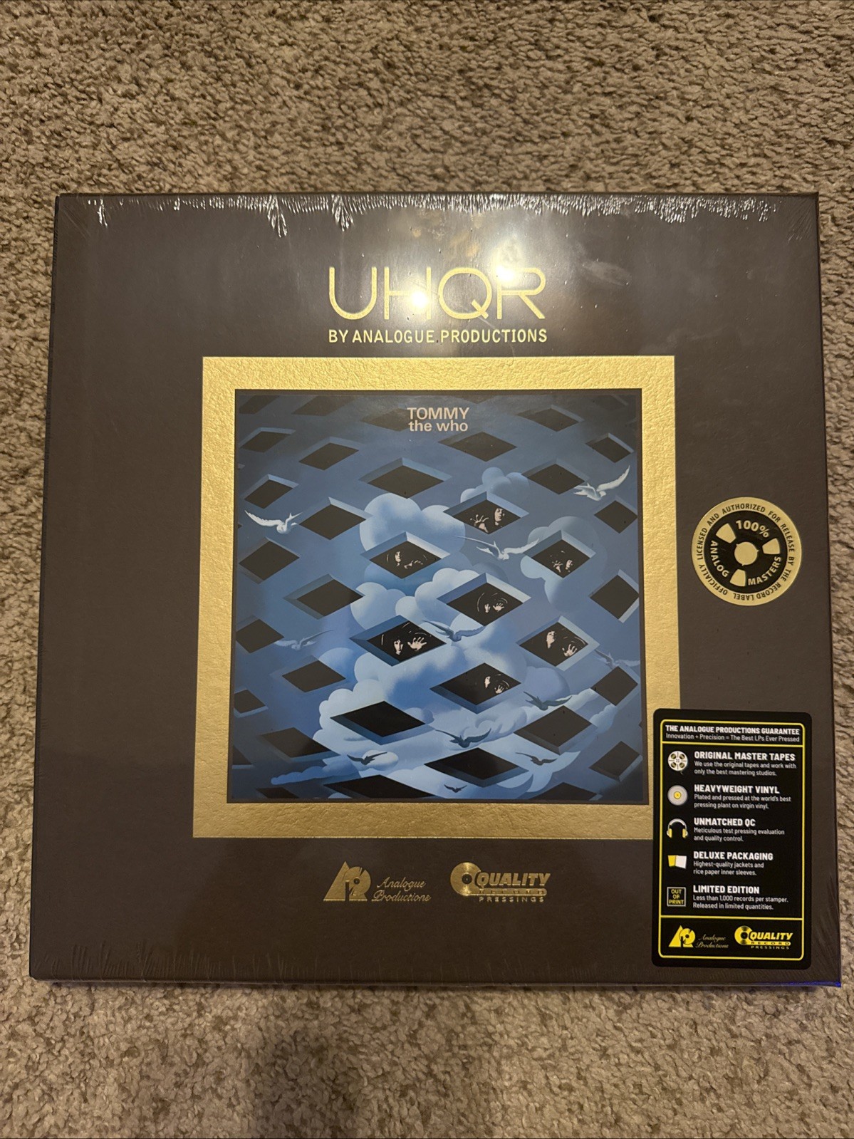 The Who – Tommy - UHQR – AP 33 1/3 RPM Numbered 200-Gram Clarity Vinyl The Who – Tommy - UHQR – AP 33 1/3 RPM Numbered 200-Gram Clarity Vinyl