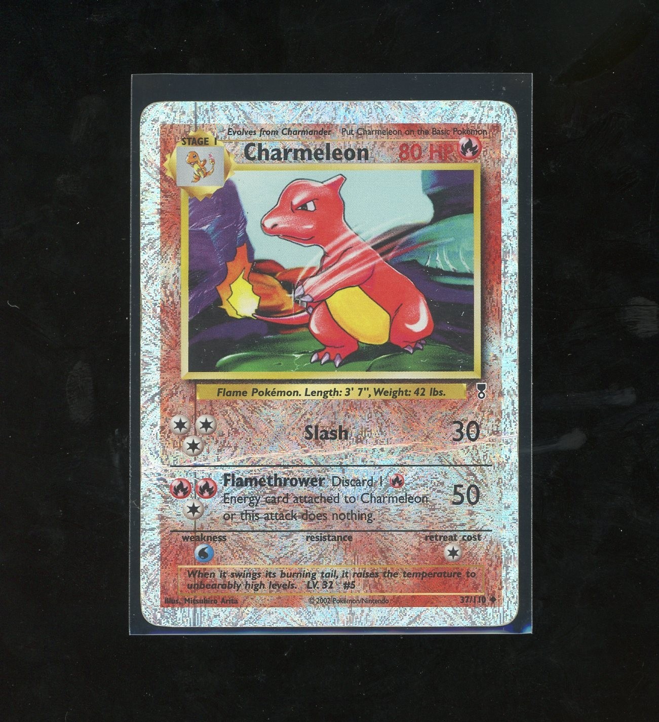 2002 Pokemon Legendary Collection Charmeleon 37/110 Reverse Holo Foil WOTC