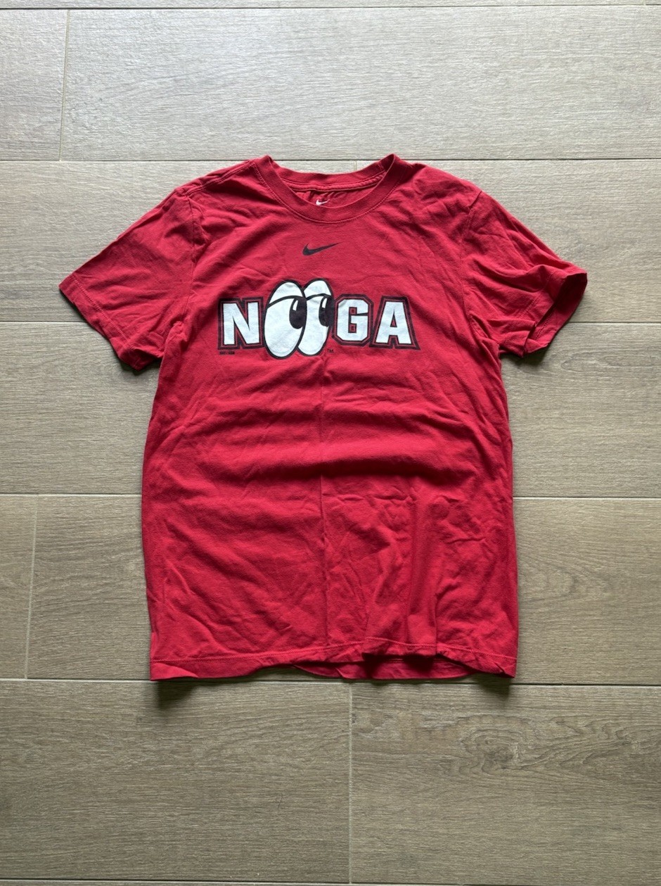 Nike Chattanooga Lookouts Minor League BANNED Baseball Shirt Size Small N👀GA