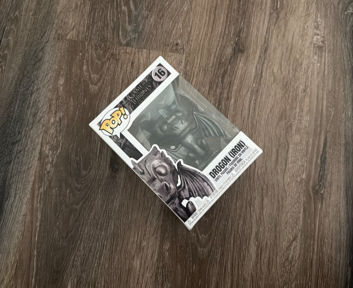 Bella Poarch Signed Funko Pop Drogon Iron #16 Game of Thrones Autographed Yellow