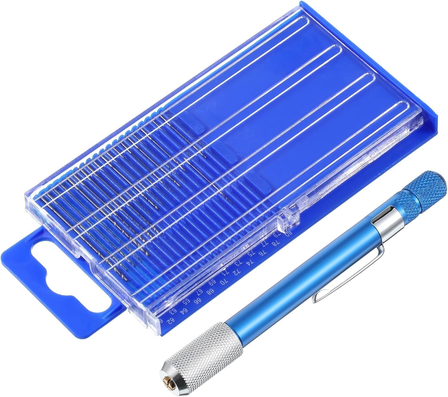 21 PCS Metric Mini Micro Drill Bit Set, Carburetor Jet Drill Bits Pin Vise Set 21 PCS Metric Mini Micro Drill Bit Set, Carburetor Jet Drill Bits Pin Vise Set