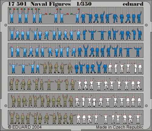 EDUARD 1/350 Ship- Navy Figures Painted EDU17501-NEW EDUARD 1/350 Ship- Navy Figures Painted EDU17501-NEW