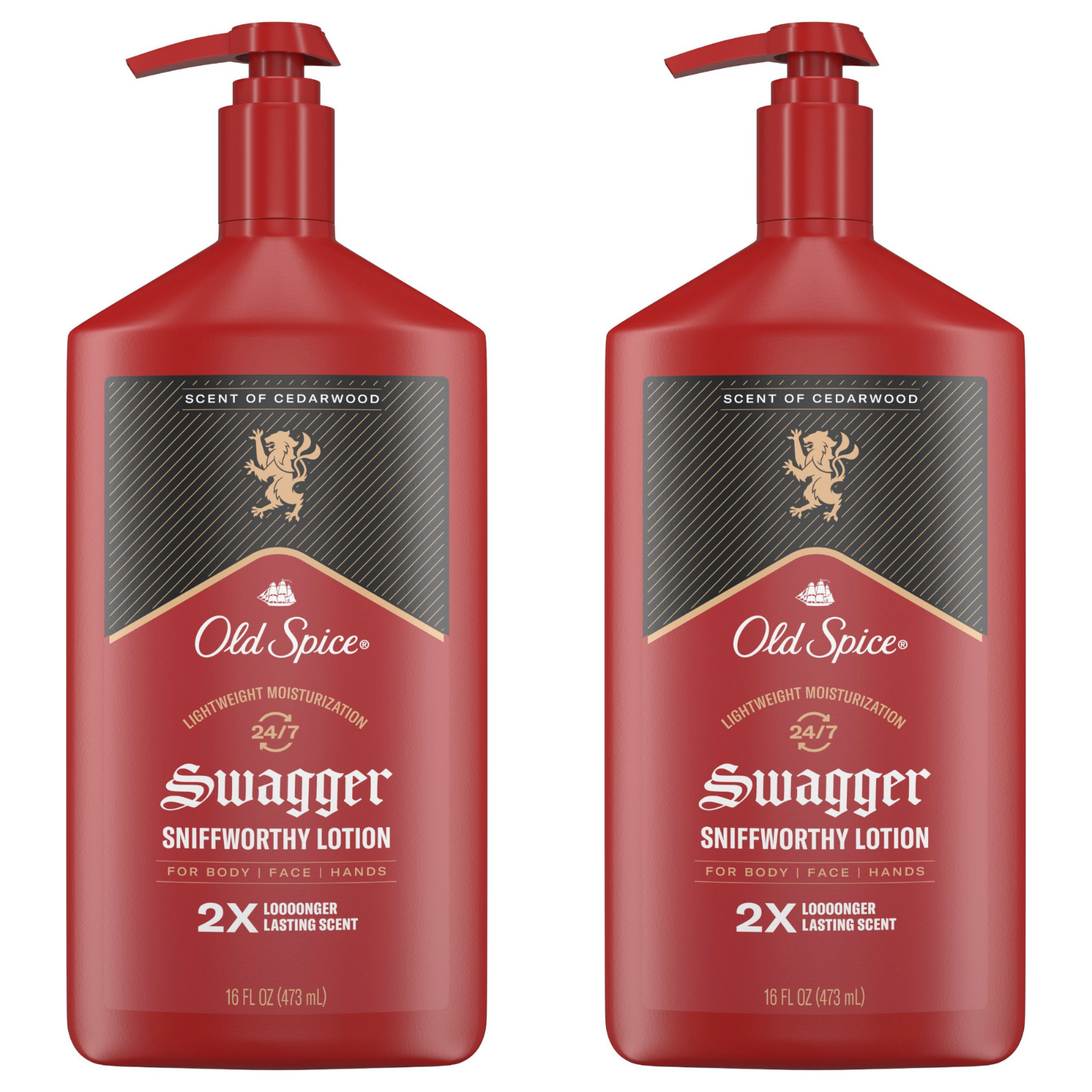 Old Spice Hand and Body Lotion for Men Swagger Lightweight Moisturization 16 oz Old Spice Hand and Body Lotion for Men Swagger Lightweight Moisturization 16 oz