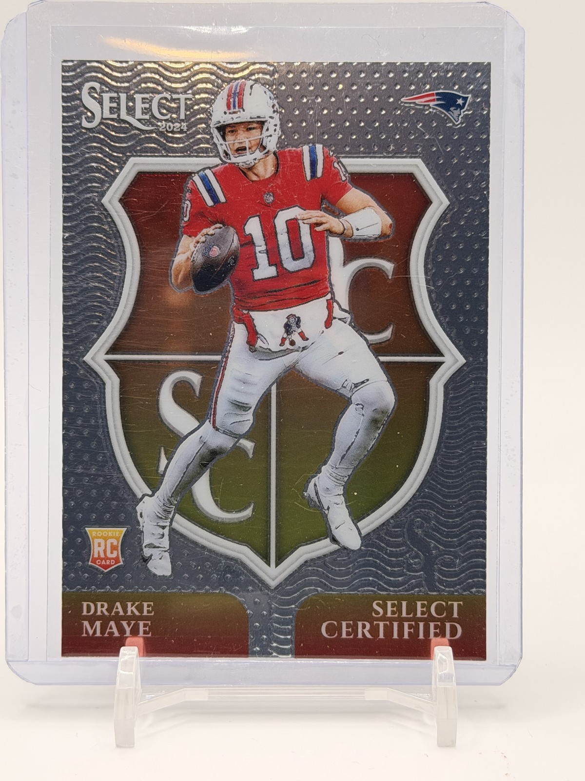 2024 Panini Select #3 Drake Maye Select Certified Rookies