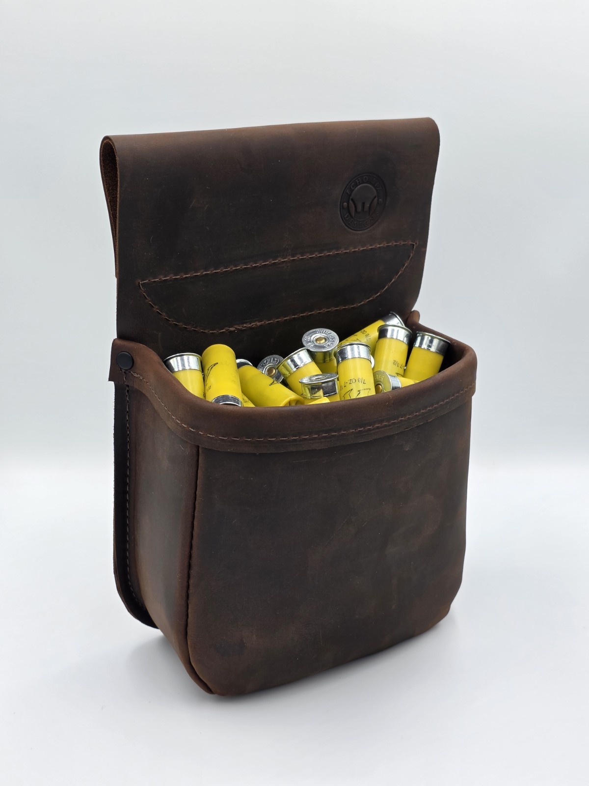 Sundance Leather Shotgun Shell Pouch - Trap, Skeet, Clays - 100 20ga Capacity