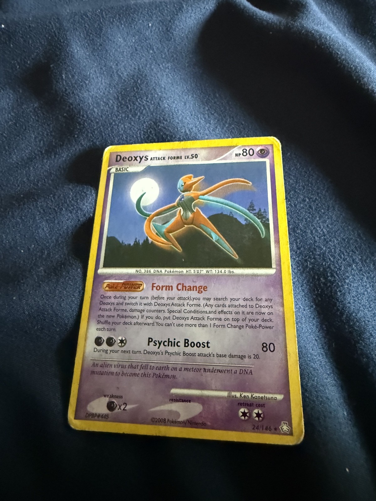 Deoxys Attack Forme 24/146 Legends Awakened Reverse Holo Deoxys Attack Forme 24/146 Legends Awakened Reverse Holo