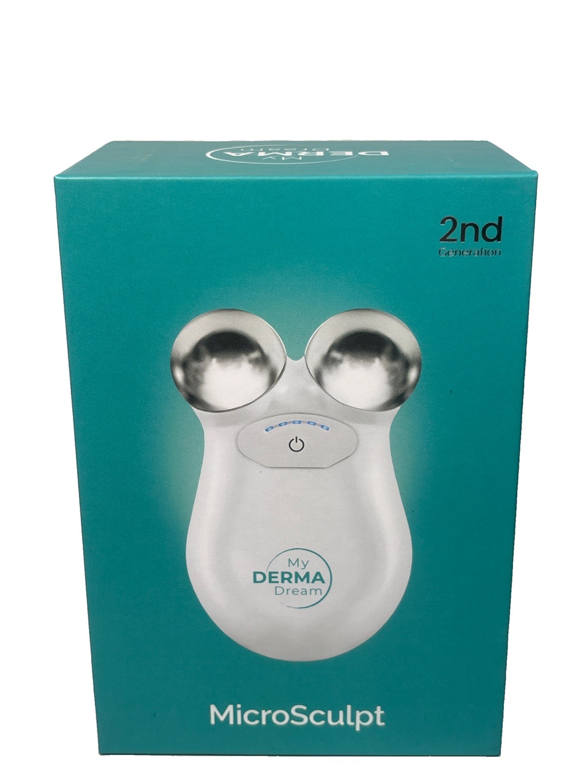 My Derma Dream MicroSculpt 2nd Gen Device White Microcurrent Facial New Sealed