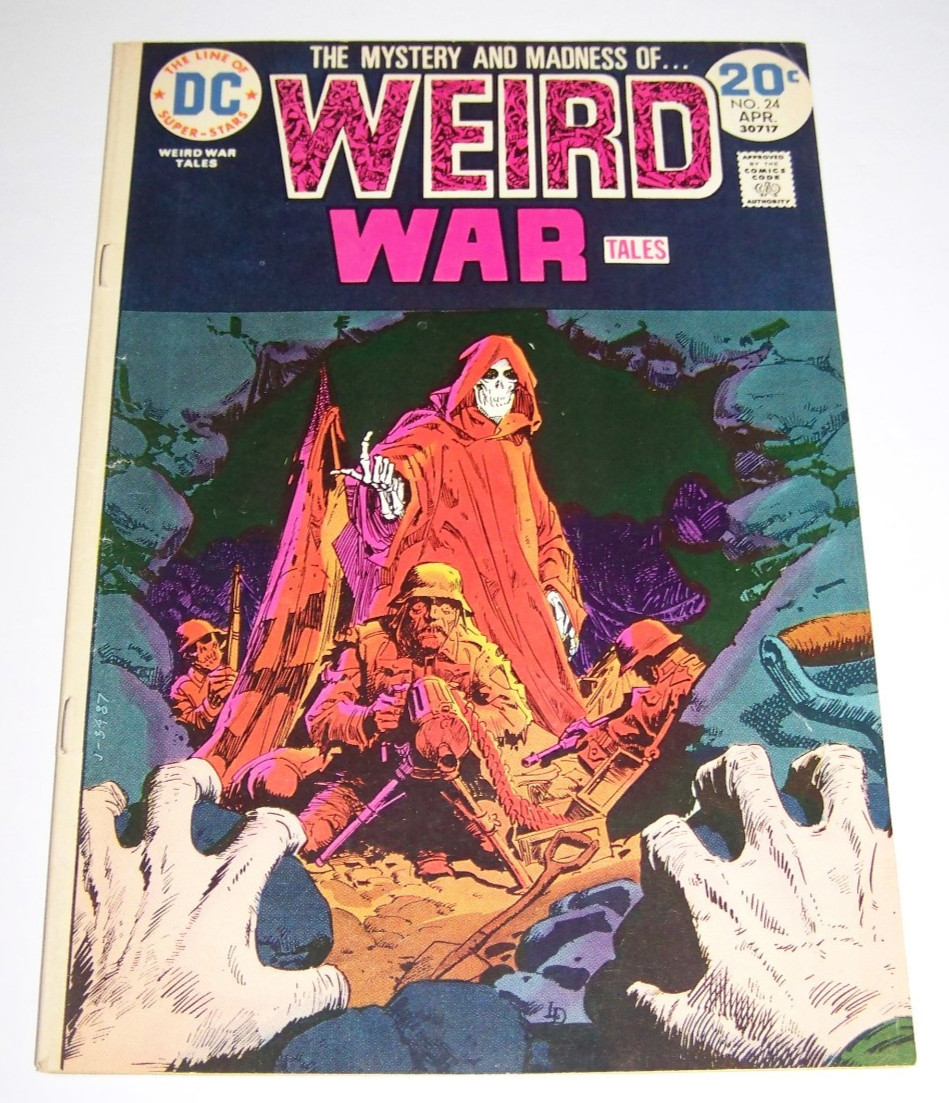 Weird War Tales #24 Classic Red Death Cover 1974 DC